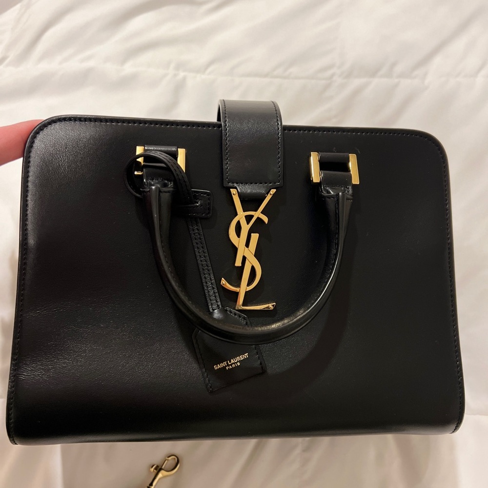 YSL baby Cabas mint